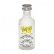 Absolut Citron Vodka Miniature 5cl Bottle Absolut Citron Vodka Miniature 5cl Bottle