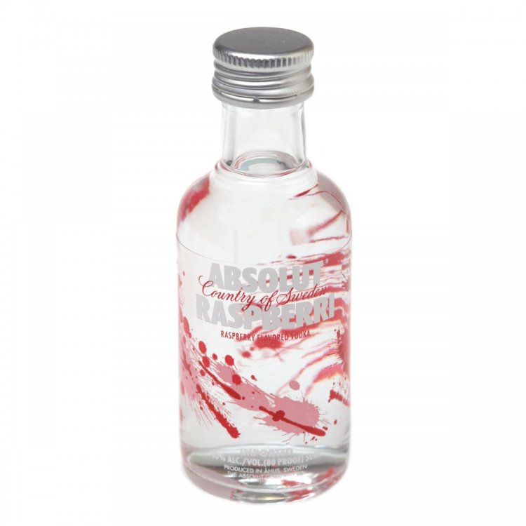 Absolut Raspberri Vodka Miniature 5cl Bottle