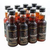 Captain Morgan Dark Rum 5cl Miniatures - 12 PACK Captain Morgan Dark Rum 5cl Miniatures - 12 PACK