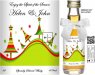 Personalised Alcoholic Miniatures | Christmas Label 10