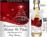 Personalised Alcoholic Miniatures | Christmas Label 12