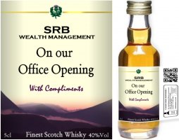 Own Brand Label: 03 | Personalised Alcoholic Miniatures