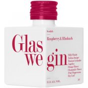 Glaswegin "Raspberry & Rhubarb" Gin Miniature 5cl Bottle Glaswegin "Raspberry & Rhubarb" Gin Miniature 5cl Bottle