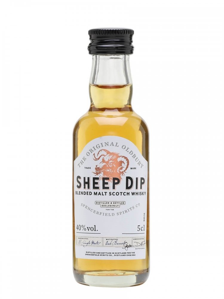 Sheep Dip Scotch Whisky Miniature 5cl Bottle