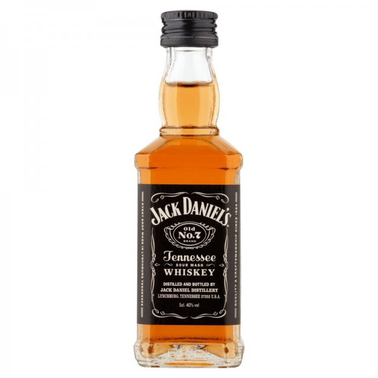 Jack Daniels No.7 American Whiskey 5cl Miniature Bottle