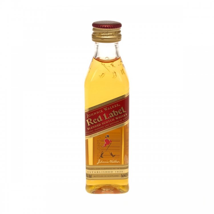 Johnnie Walker Red Label Scotch Whisky Miniature 5cl Bottle