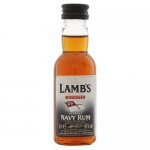 Lambs Navy Rum Miniature 5cl Bottle Lambs Navy Rum Miniature 5cl Bottle