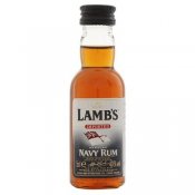 Lambs Navy Rum Miniature 5cl Bottle Lambs Navy Rum Miniature 5cl Bottle