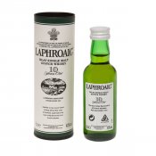 Laphroaig 10 year old Single Malt Scotch Miniature 5cl Bottle Laphroaig 10 year old Single Malt Scotch Miniature 5cl Bottle