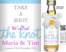 Personalised Alcohol Miniatures | Wedding Favour Label 20B Personalised Alcohol Miniatures | Wedding Favour Label 20B