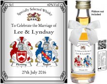 Personalised Alcohol Miniatures | Wedding Favour Label 10 Personalised Alcohol Miniatures | Wedding Favour Label 10