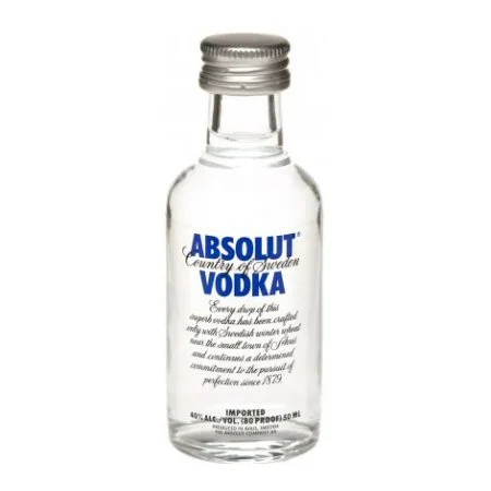 Absolut Blue Vodka Miniatures - 12 PACK Absolut Blue Vodka Miniatures - 12 PACK
