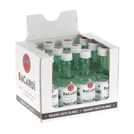 Bacardi Rum Miniatures - 12 PACK Bacardi Rum Miniatures - 12 PACK