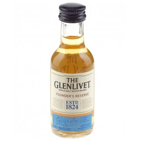 Glenlivet Founder\'s Reserve Single Malt Scotch 5cl Miniature