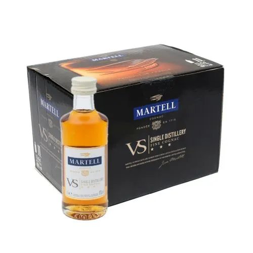 Martell VS Cognac Brandy Miniatures - 12 PACK Martell VS Cognac Brandy Miniatures - 12 PACK