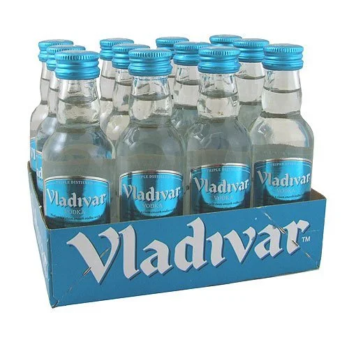 Vladivar Vodka Miniatures - 12 PACK Vladivar Vodka Miniatures - 12 PACK