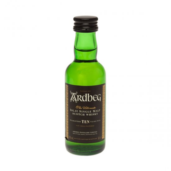 Ardbeg 10 yo Single Malt Scotch Whisky Miniature 5cl Bottle